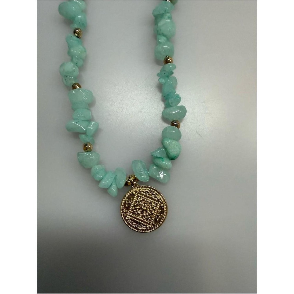 Park Lane turquoise chip beaded necklace